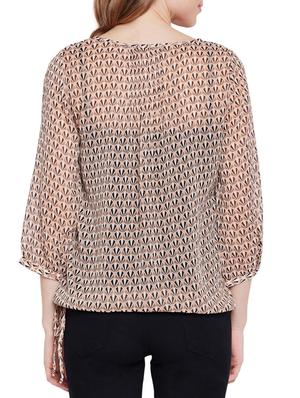 Printed sheer top - 15431345 - Standard Image - 3