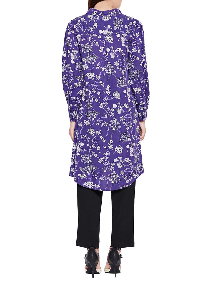 floral shirt tunic - 15431365 - Zoom Image - 3
