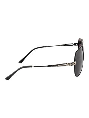 Ted Smith Unisex Aviator Sunglasses (TS-P0965_BLK) - 15431553 - Standard Image - 3