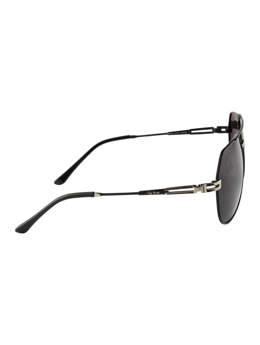 Ted Smith Unisex Aviator Sunglasses (TS-P0965_BLK) - 15431553 - Zoom Image - 3