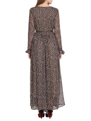 printed belted maxi dress - 15431590 - Standard Image - 3