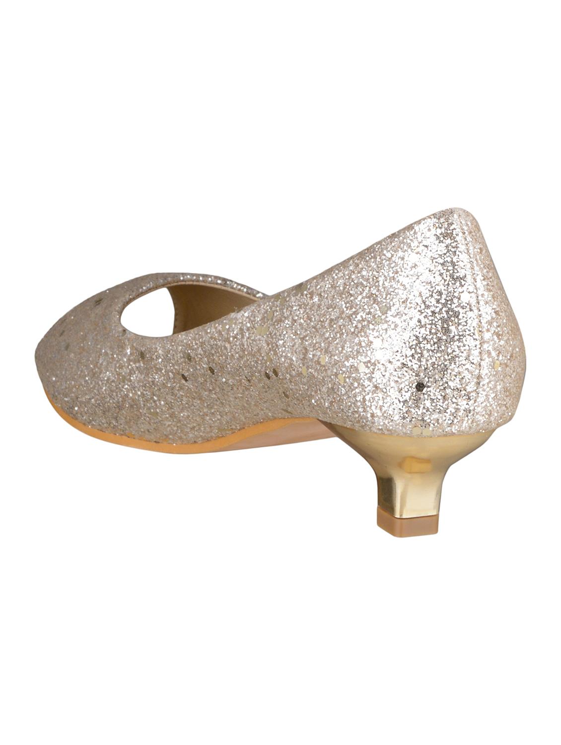 gold slip on sandals - 15431613 - Zoom Image - 3