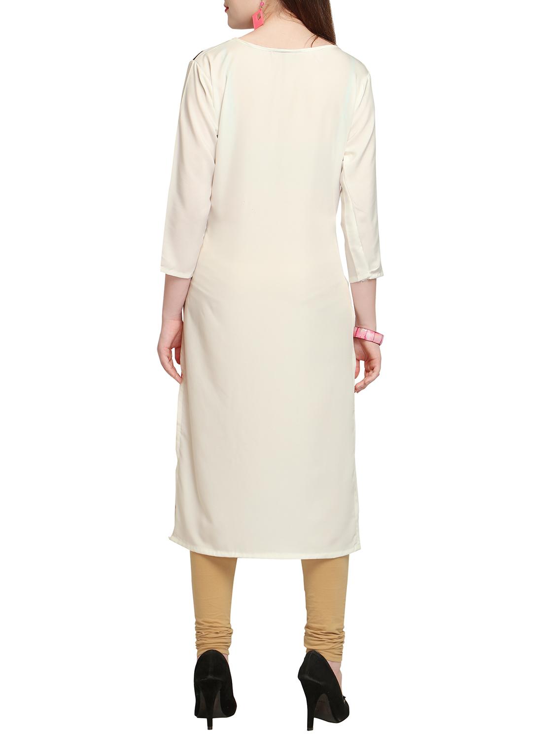 straight digital print kurta - 15432186 - Zoom Image - 3