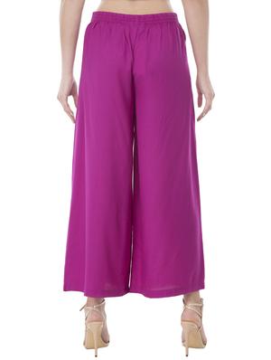 tie-knot belt pleated palazzo - 15432392 - Standard Image - 3