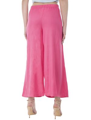 tie-knot belt pleated palazzo - 15432395 - Standard Image - 3