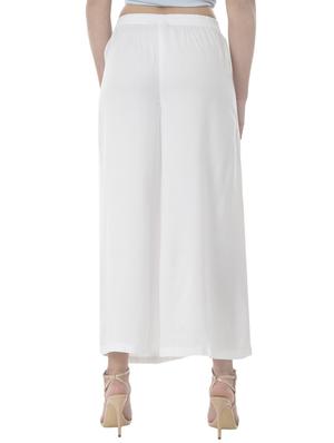 tie-knot belt pleated palazzo - 15432400 - Standard Image - 3