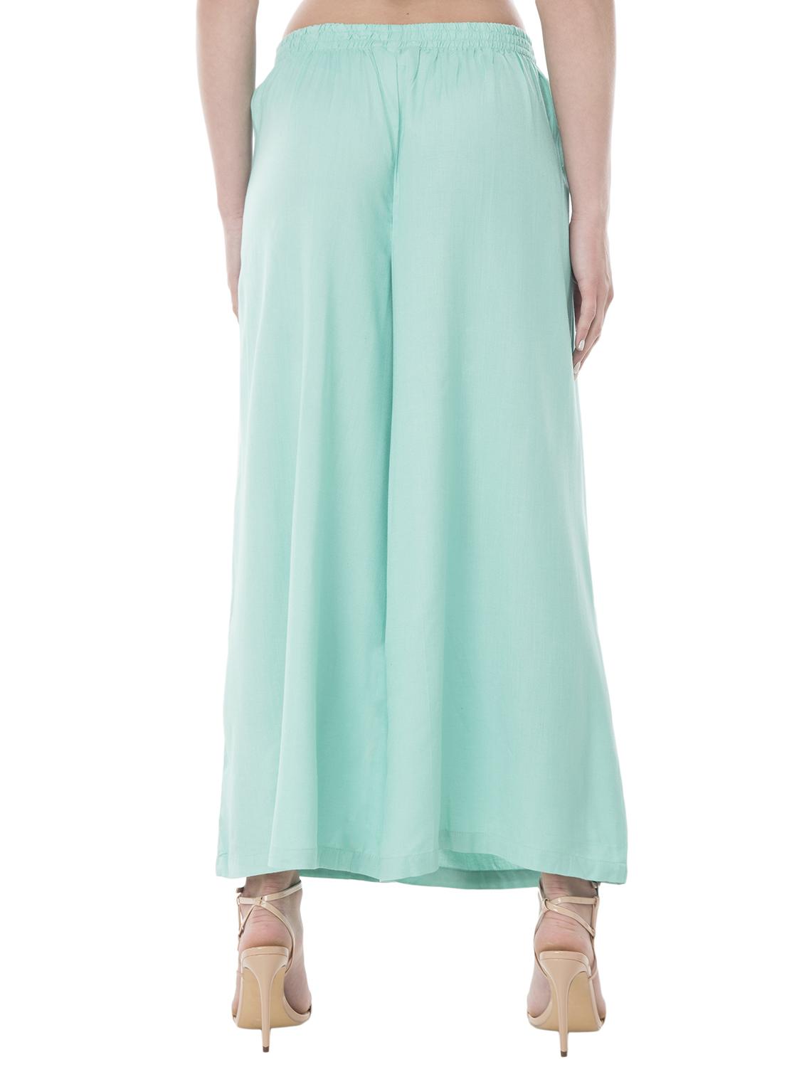 tie-knot belt pleated palazzo - 15432401 - Zoom Image - 3