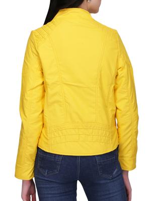 turtle neck bomber/biker jacket - 15432488 - Standard Image - 3