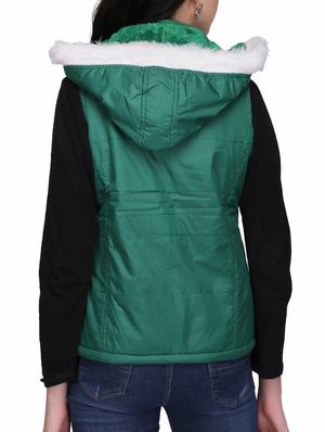 quilted & padded hooded jacket - 15432493 - Standard Image - 3