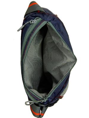blue polyester messenger sling bag - 15432500 - Standard Image - 3