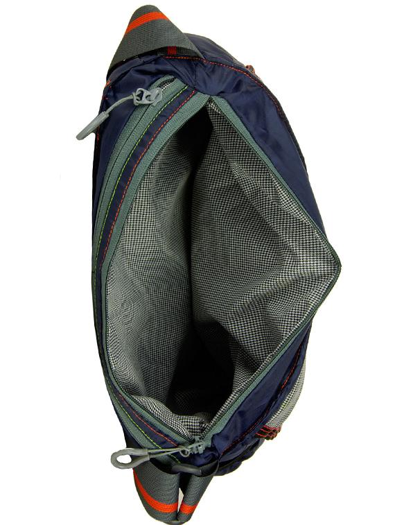 blue polyester messenger sling bag - 15432500 - Zoom Image - 3