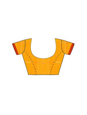 zari checkered woven saree with blouse - 15432635 - Standard Image - 3