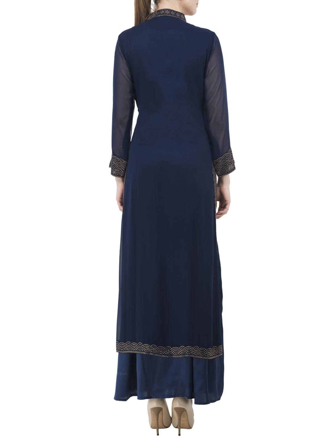 Layered embellished kurta - 15433113 - Zoom Image - 3