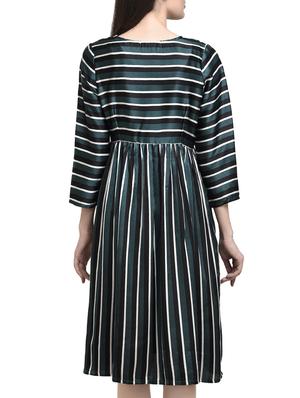 a-line striped dress - 15433329 - Standard Image - 3