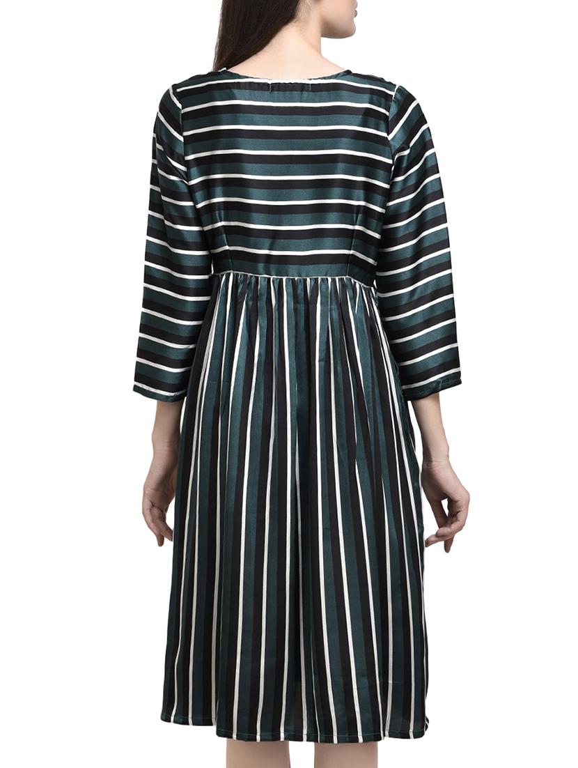 a-line striped dress - 15433329 - Zoom Image - 3