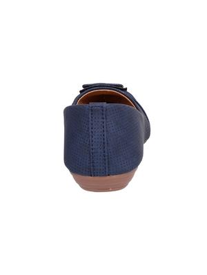 blue slip on ballerinas - 15433340 - Standard Image - 3