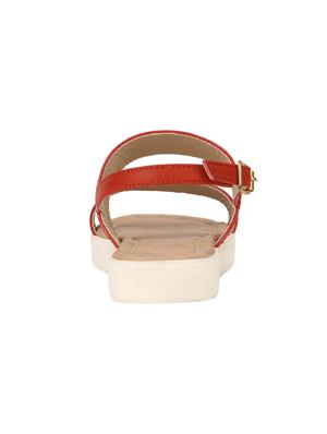 red back strap sandals - 15433354 - Standard Image - 3