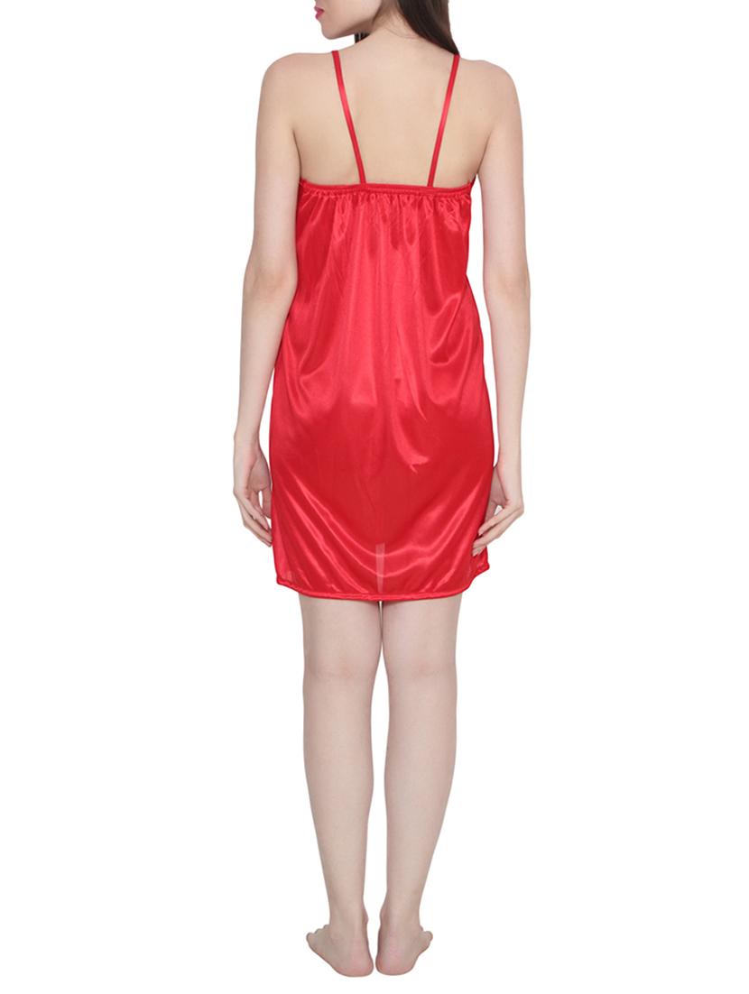 lace trim short nighty - 15434574 - Zoom Image - 3