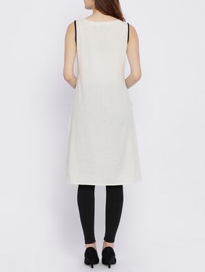 a-line printed kurta - 15434793 - Standard Image - 3
