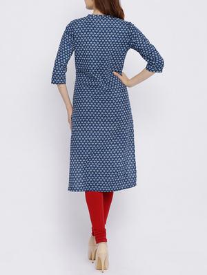 Straight printed kurta - 15434813 - Standard Image - 3