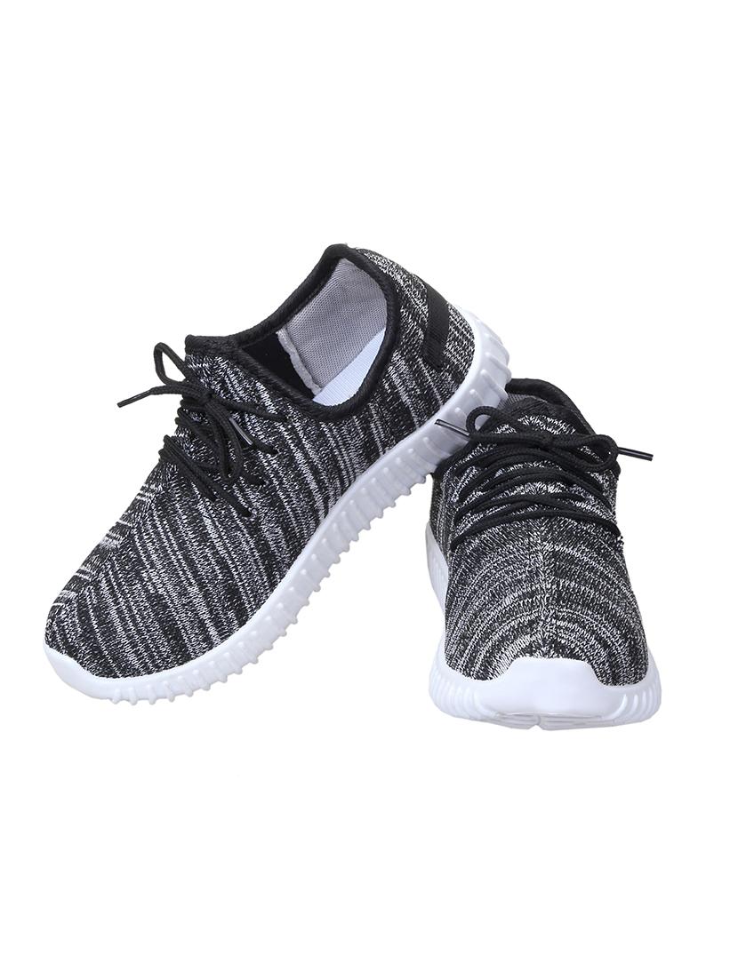 black lace-up sports shoes - 15435120 - Zoom Image - 3