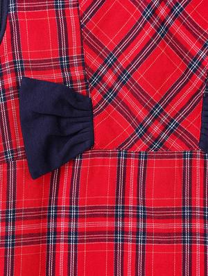 red cotton frock - 15435189 - Standard Image - 3