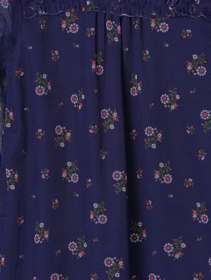 blue net frock - 15435194 - Standard Image - 3