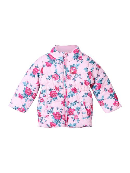 pink polyester quilted jacket - 15435201 - Standard Image - 1