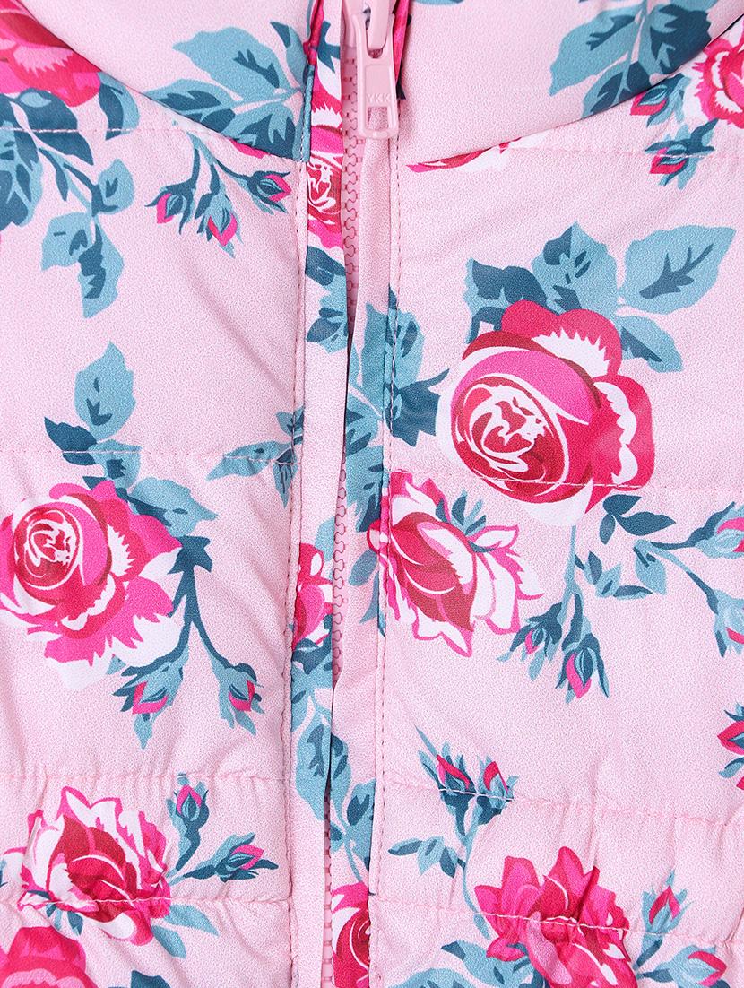 pink polyester quilted jacket - 15435201 - Zoom Image - 3