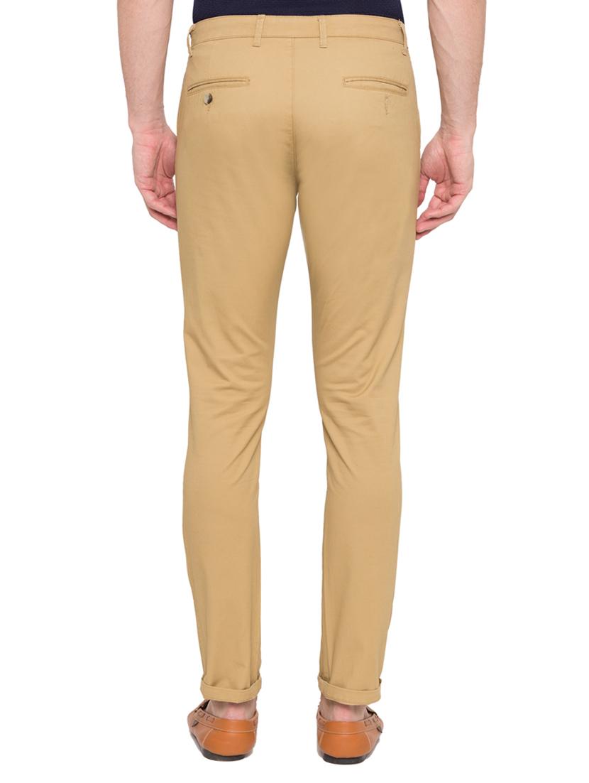 beige cotton chinos - 15436109 - Zoom Image - 3