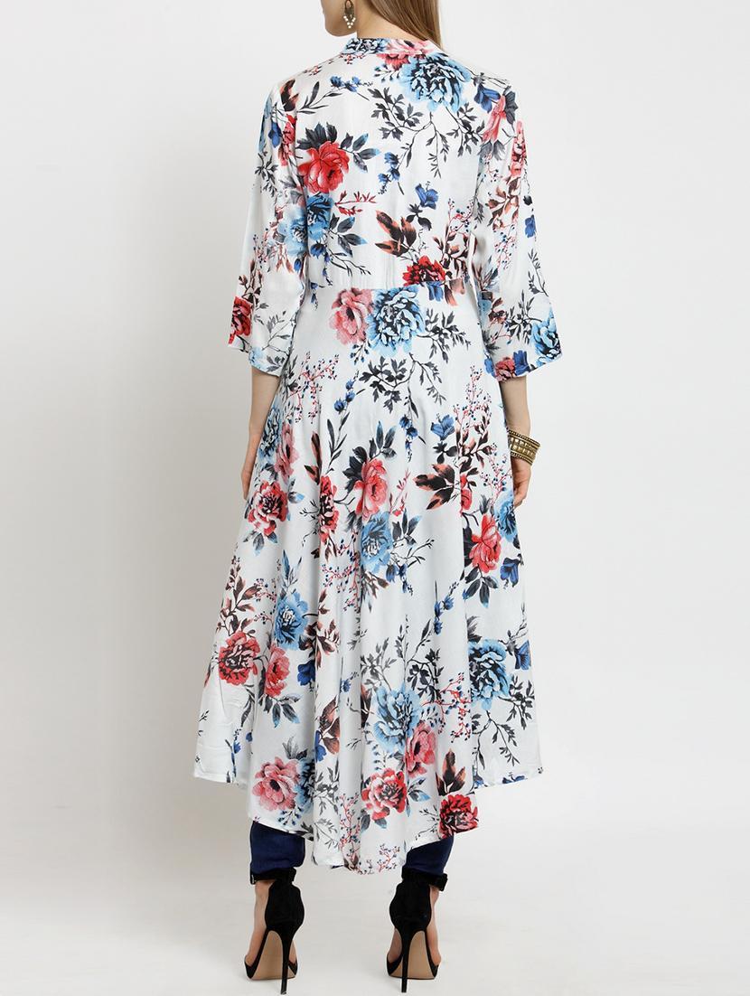 Fusion digital print kurta - 15436753 - Zoom Image - 3
