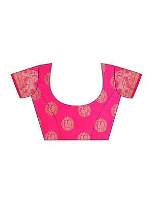 Conversational kanjivaram saree with blouse - 15436836 - Standard Image - 3