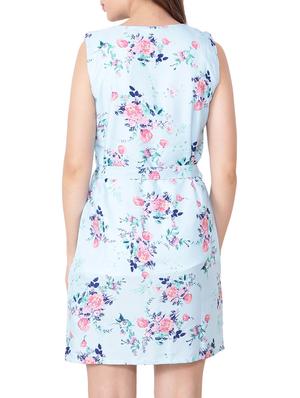 Floral belted sheath dress - 15438006 - Standard Image - 3