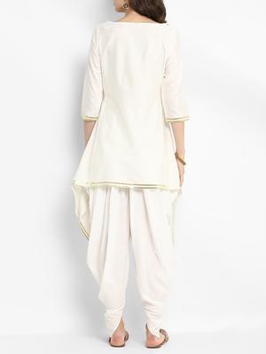 Gota patti kurta with salwar set - 15438244 - Standard Image - 3