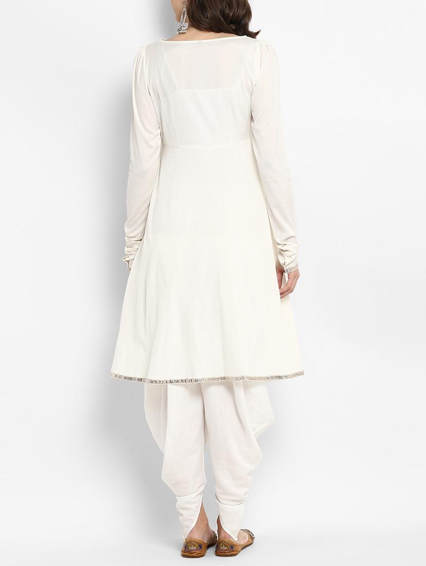 Gota patti kurta with salwar set - 15438348 - Zoom Image - 3