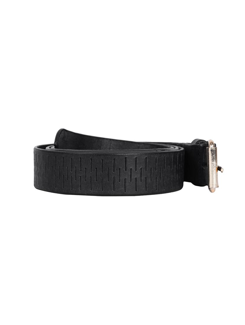 black leather belt - 15438798 - Zoom Image - 3