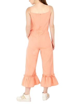 ruffled full leg cami jumpsuit - 15440685 - Standard Image - 3