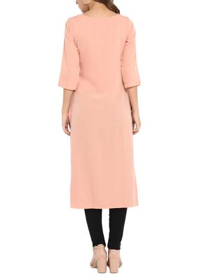 straight printed kurta - 15443720 - Standard Image - 3