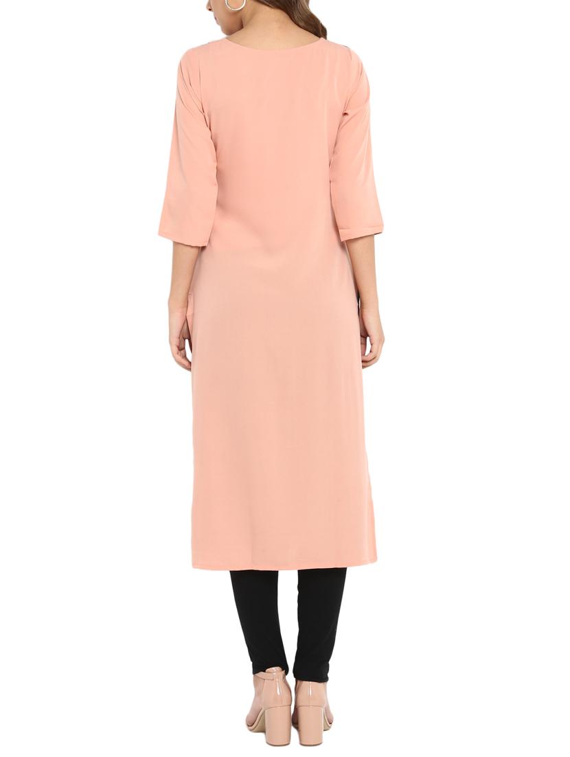 straight printed kurta - 15443720 - Zoom Image - 3