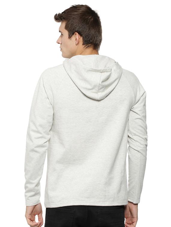 white cotton sweatshirt - 15443858 - Zoom Image - 3