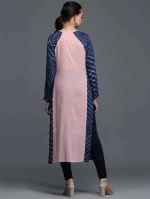 straight printed kurta - 15445046 - Standard Image - 3