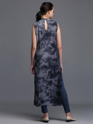 straight printed kurta - 15445053 - Standard Image - 3