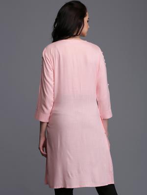 roll-up sleeved button front tunic - 15445261 - Standard Image - 3