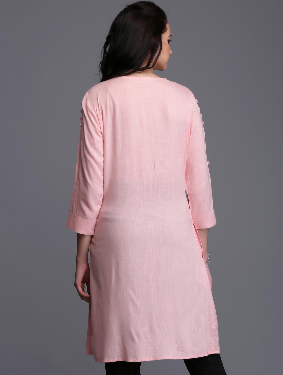 roll-up sleeved button front tunic - 15445261 - Zoom Image - 3