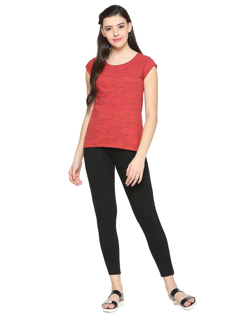 mid waist solid jegging - 15447130 - Zoom Image - 3
