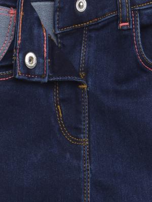 dark blue denim plain jeans - 15448641 - Standard Image - 3