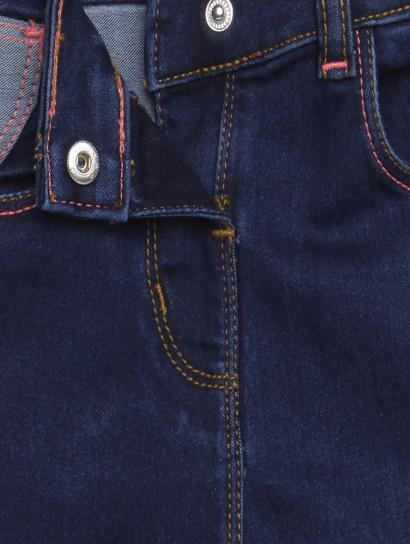 dark blue denim plain jeans - 15448641 - Zoom Image - 3