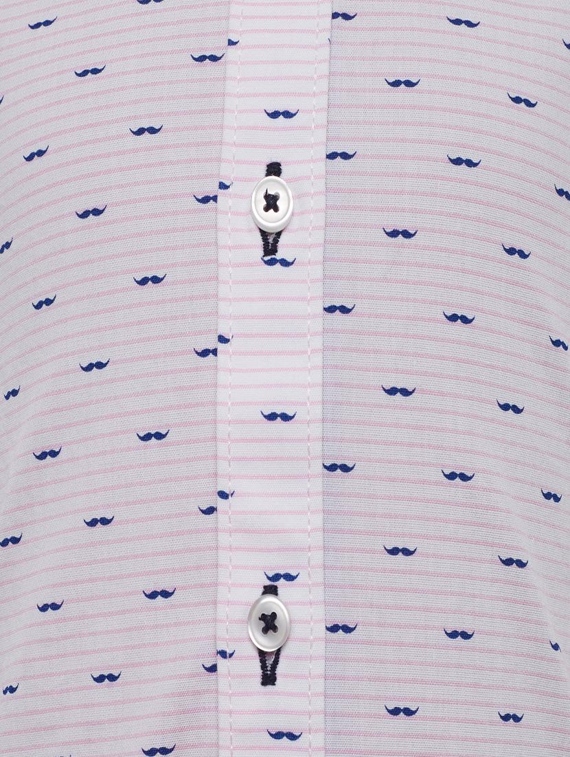 white cotton shirt - 15448675 - Zoom Image - 3