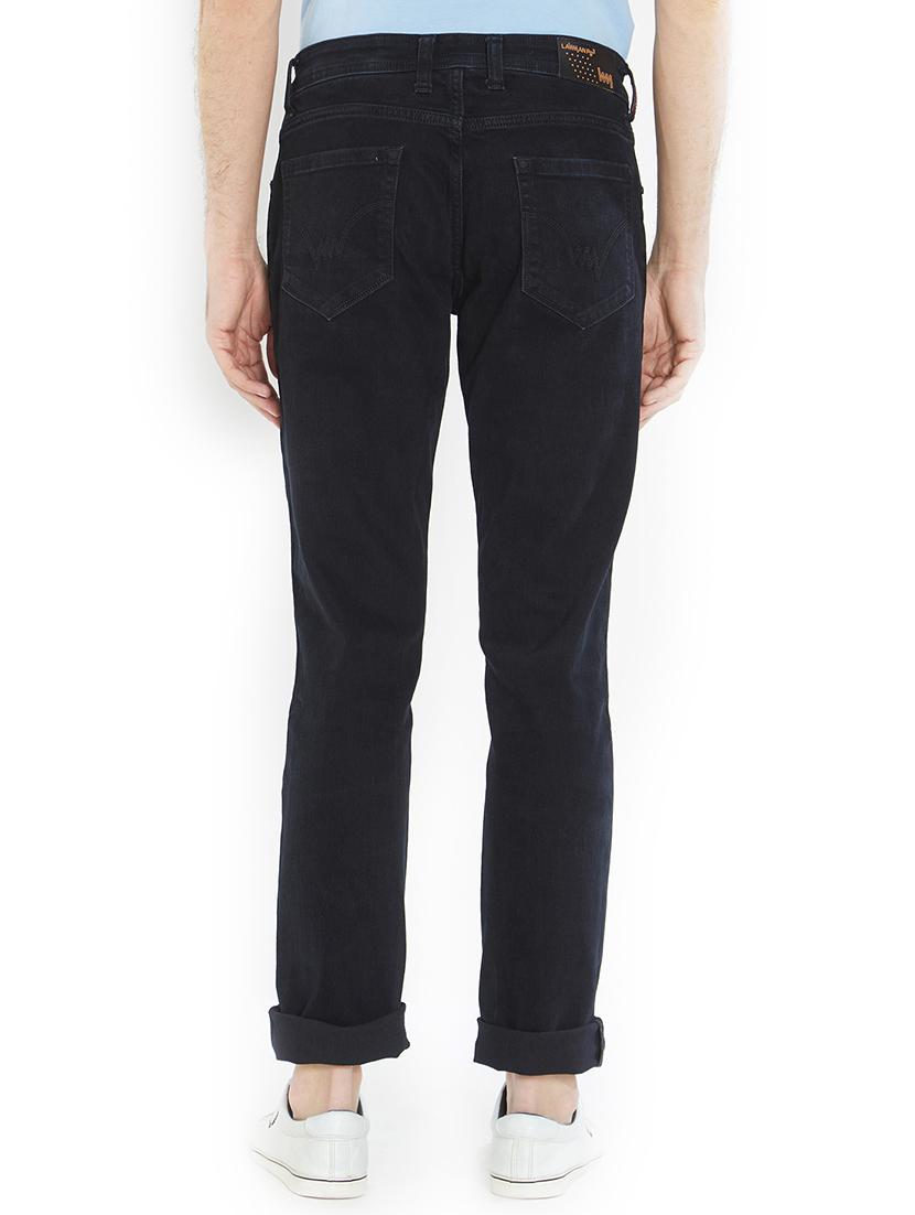 black cotton plain jeans - 15450720 - Zoom Image - 3