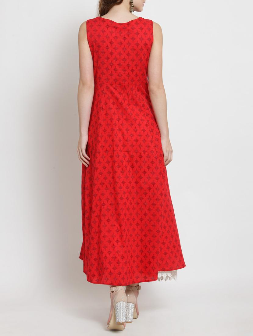 High slit printed kurta - 15451853 - Zoom Image - 3